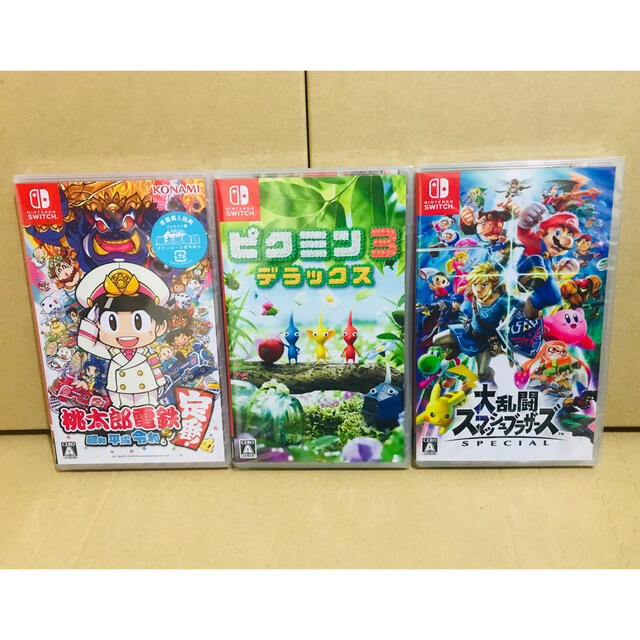 Switch ソフト5本セット スマブラ スプラトゥーン2 ゼルダ オデッセイ