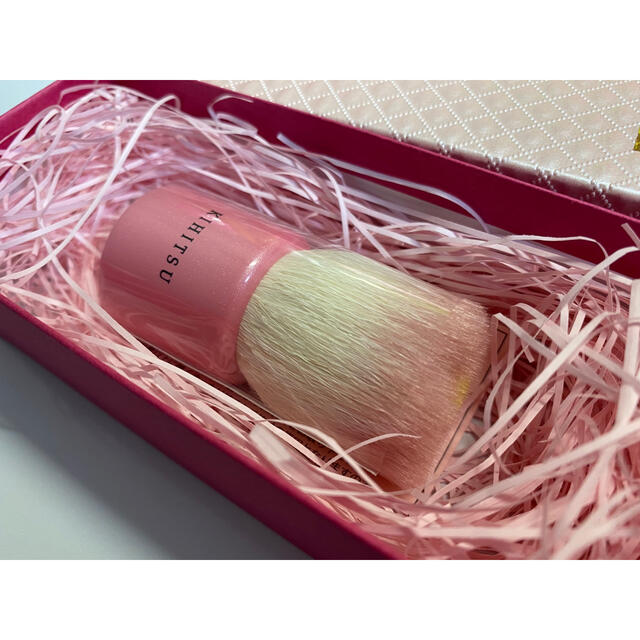 KIHITSU 喜筆　熊野筆　フラワー洗顔ブラシ　ピンク コスメ/美容のスキンケア/基礎化粧品(洗顔ネット/泡立て小物)の商品写真