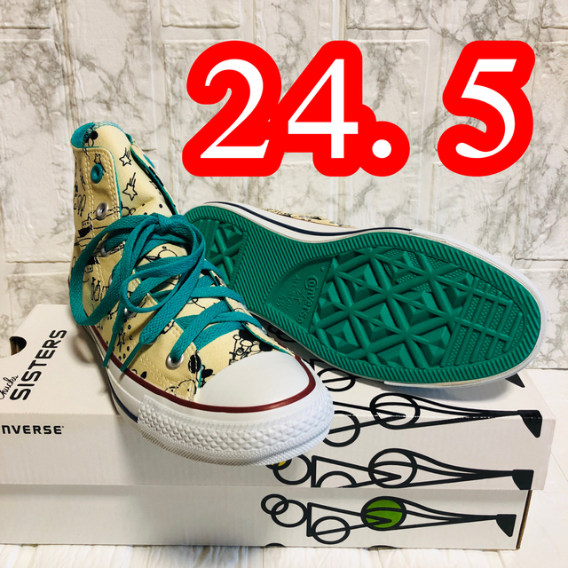 CONVERSE(コンバース)の【キナリ24.5】プードゥドゥ×コンバース コラボ ハイカットスニーカー レディースの靴/シューズ(スニーカー)の商品写真