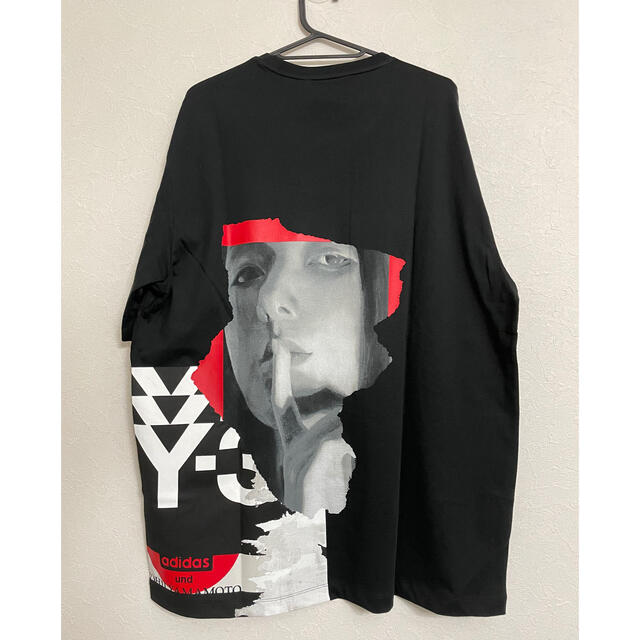 Y-3 ワイスリー LOGO PRINT CREW NECK TEE ロゴプリント クルーネック 半袖Tシャツ カットソー パープル