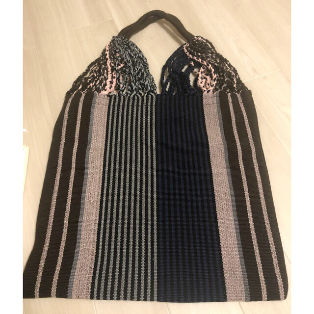 Marni(マルニ)の＊専用＊マルニ　フラワーカフェ　ハンモックバッグ　ブルー レディースのバッグ(トートバッグ)の商品写真