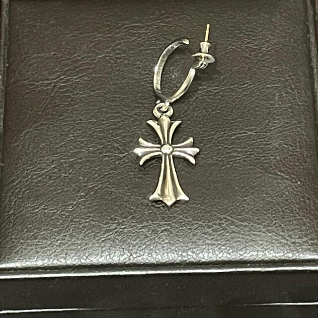 Chrome Hearts タイニーCHクロス　フープイヤリング(ピアス)アクセサリー