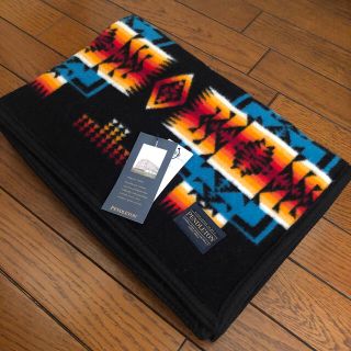 ペンドルトン(PENDLETON)の【未使用タグ付き】ペンドルトン ウールブランケット 黒(その他)