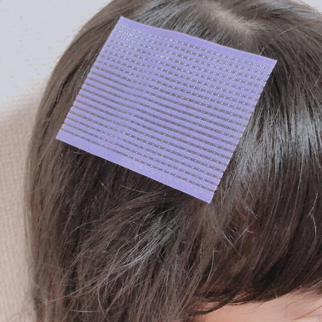 前髪とめーる 8枚セット【4色】色指定ok レディースのヘアアクセサリー(ヘアピン)の商品写真