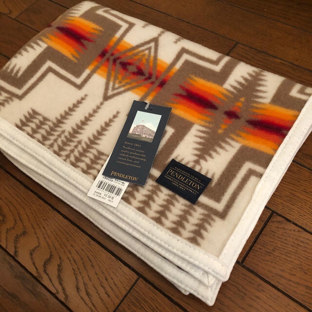 PENDLETON - 【未使用タグ付き】ペンドルトン ウールブランケット 白の