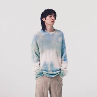 コモリ(COMOLI)のauralee SUPER KID MOHAIR TIE DYE KNIT (ニット/セーター)