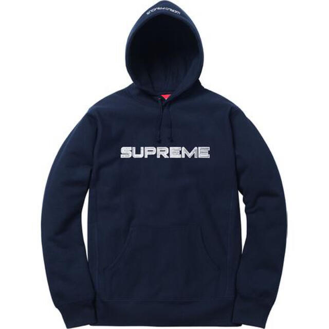 Supreme Sequin Logo Hooded Sweatshirt