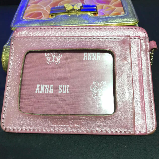 ANNA SUI(アナスイ)のANNA SUI三つ折り財布とパスケース メンズのファッション小物(折り財布)の商品写真