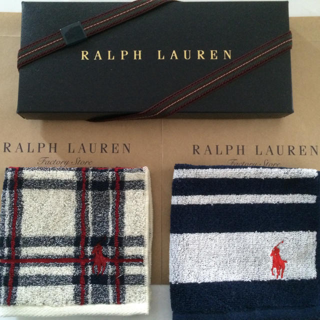 Ralph Lauren(ラルフローレン)のセール♪ギフト♡ラルフ タオルハンカチ メンズのファッション小物(ハンカチ/ポケットチーフ)の商品写真