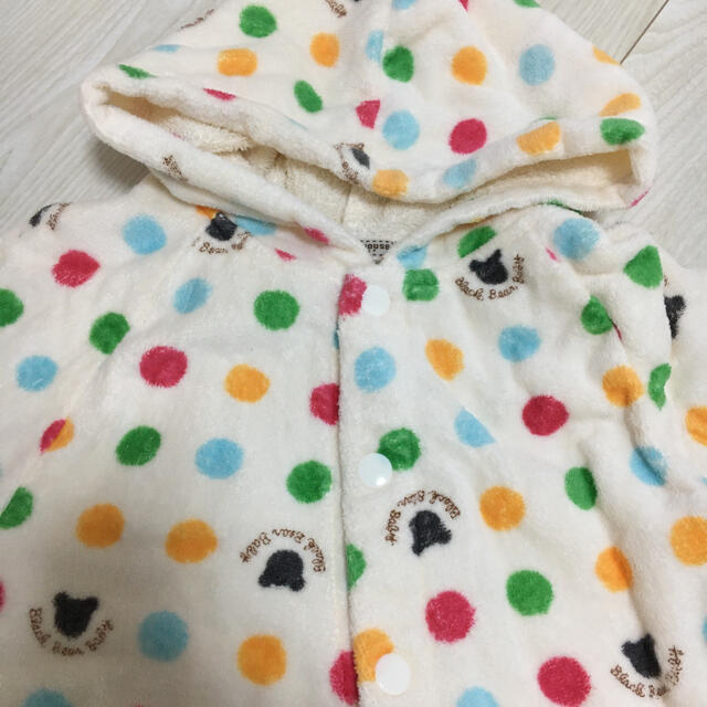 mikihouse(ミキハウス)のミキハウス　バスローブ　新生児〜2歳 キッズ/ベビー/マタニティのベビー服(~85cm)(バスローブ)の商品写真