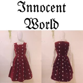 Innocent World - 【InnocentWorld】刺繍別珍コーデュロイJSK コーデ
