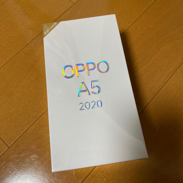 【新品未開封】OPPO A5 2020 オッポ A5 ブルー　SIMフリー