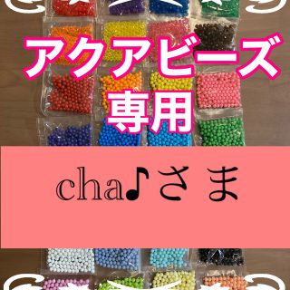 エポック(EPOCH)のcha♪さま専用　アクアビーズ正規品★100個×14袋セット　変更可！(知育玩具)