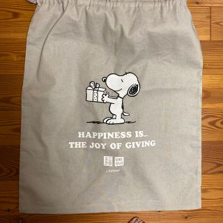 ユニクロ(UNIQLO)のユニクロ　SNOOPYノベルティー巾着バッグ(ノベルティグッズ)