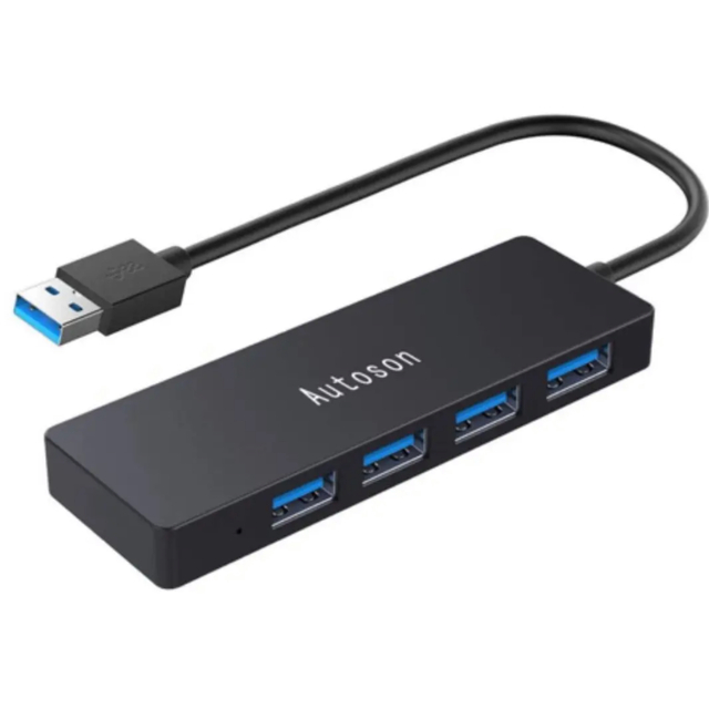 USBハブ 3.0 4ポートウルトラスリム 5Gbps高速 HUB ※即購入可 スマホ/家電/カメラのPC/タブレット(PC周辺機器)の商品写真