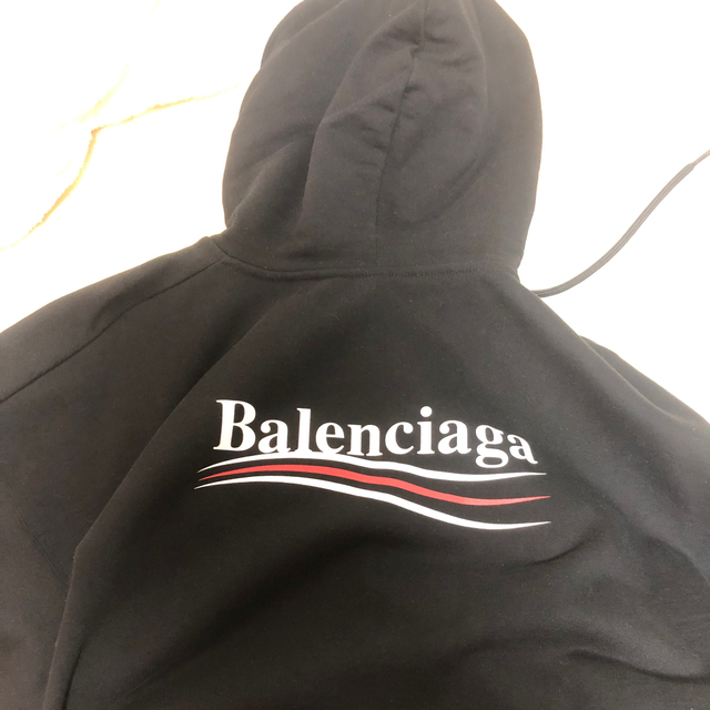 BALENCIAGA キャンペーンロゴフーディー | munchercruncher.com