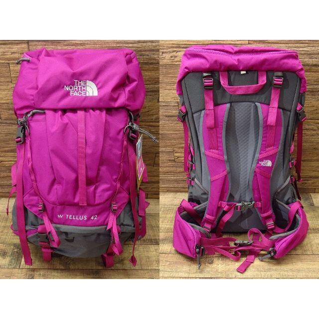 THE NORTH FACE(ザノースフェイス)の新品 ノースフェイス NMW61809 テルス42 リュック 43L ピンク M レディースのバッグ(リュック/バックパック)の商品写真