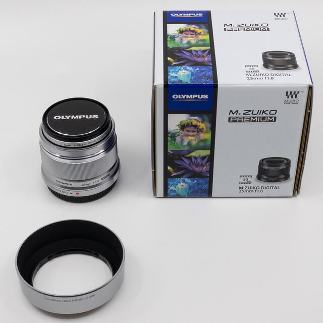 【美品】 OLYMPUS M.ZUIKO DIGITAL 25mm F1.8レンズ(単焦点)