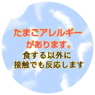 食物アレルギーアピールバッヂ(健康/医学)