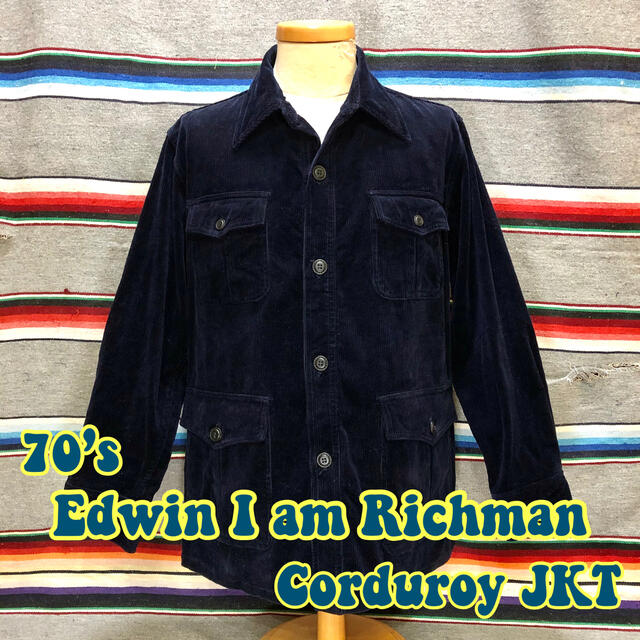 70’s Edwin I am Richman コーデュロイ ジャット | フリマアプリ ラクマ