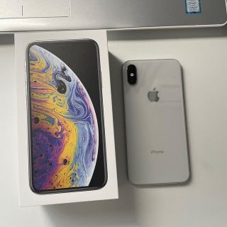 アップル(Apple)のダラ様専用 iPhone xs docomo simフリー 256G シルバー(スマートフォン本体)