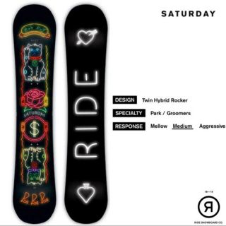 ライド(RIDE)のride  saturday 142cm ライド サタデー 新品 未使用(ボード)