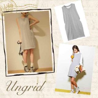 アングリッド(Ungrid)のungrid♡スウェットボックスワンピ(ひざ丈ワンピース)