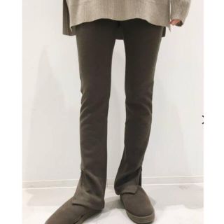 アパルトモンドゥーズィエムクラス(L'Appartement DEUXIEME CLASSE)のL'Appartement Wool Zip Leggings(レギンス/スパッツ)