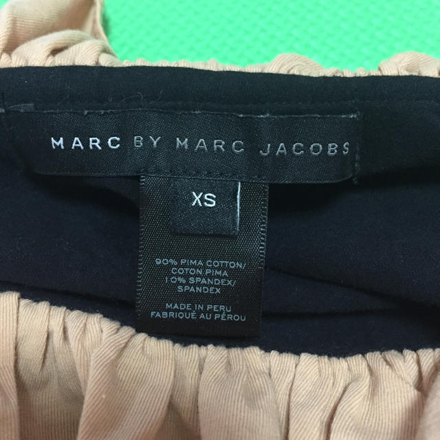 MARC BY MARC JACOBS(マークバイマークジェイコブス)のMARC BY MARCJACOBS フリルバイカラー半袖カットソー モード レディースのトップス(カットソー(半袖/袖なし))の商品写真