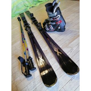 サロモン(SALOMON)の162cm◆SALOMON　Aero X◆カービングスキー◆ブーツ、ストック(板)