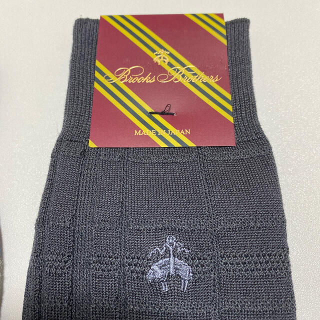 Brooks Brothers(ブルックスブラザース)のブルックスブラザーズ　靴下　新品　日本製 メンズのレッグウェア(ソックス)の商品写真