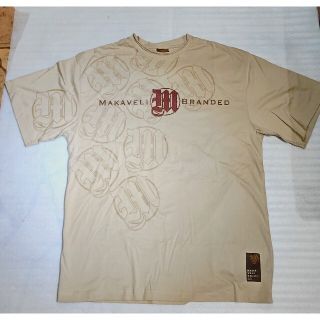 マキャヴェリブランド(MAKAVELI BRANDED)の２PAC★MAKAVELI BRANDED★Hip Hop★tupac★カーキ(Tシャツ/カットソー(半袖/袖なし))