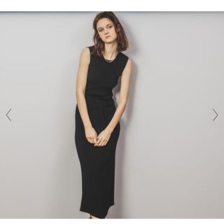 セオリー(theory)のCompact Crepe Rib Tuck Dress SL  未使用(ロングワンピース/マキシワンピース)