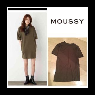 マウジー(moussy)のMOUSSY マウジー スウェットワンピ(ミニワンピース)