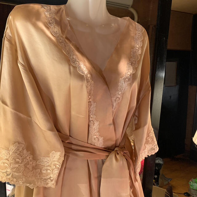 ♡Sale♡ イタリア最高級 LA PERLA ローズピンク シルクロングローブ