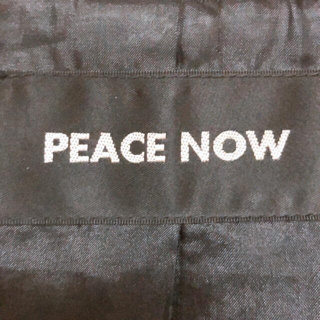 PEACE NOW(ピースナウ)のピースナウ　黒ジャケット レディースのジャケット/アウター(テーラードジャケット)の商品写真