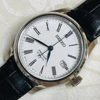 セイコー(SEIKO)の【新品】SEIKO セイコー　プレザージュ　琺瑯　SARX049(腕時計(アナログ))