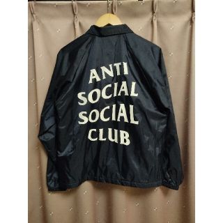 アンチ(ANTI)のANTI SOCIAL SOCIAL CLUB コーチジャケット ネイビー(ナイロンジャケット)