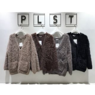 プラステ(PLST)のPLST フェザーヤーンカーディガン(その他)