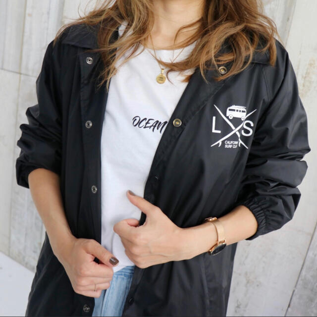 STUSSY - スノボー女子☆LUSSO SURF コーチジャケット Sサイズ☆RVCAの