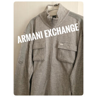 アルマーニエクスチェンジ(ARMANI EXCHANGE)のARMANI EXCHANGE ジップアップトップス 新品未使用品(スウェット)
