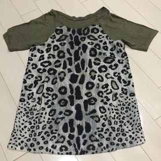 ザラ(ZARA)のZARA☆ヒョウ柄トップス(カットソー(半袖/袖なし))