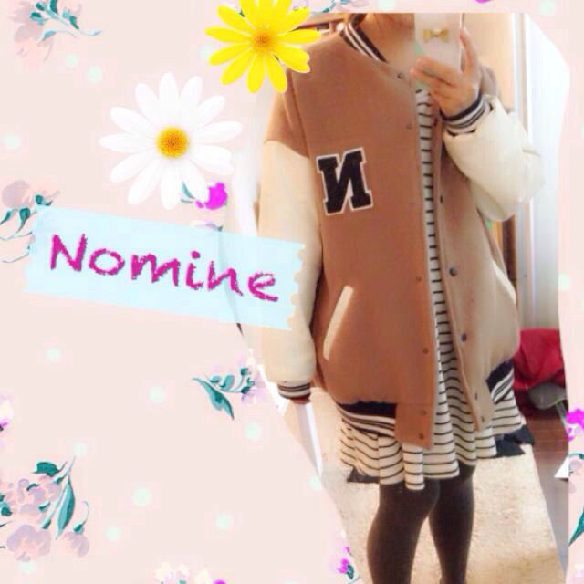 Nomine(ノミネ)のNomine＊スタジアムジャンパー レディースのジャケット/アウター(スタジャン)の商品写真