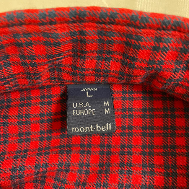 mont bell(モンベル)のmontbell 長袖チェックシャツ　メンズL メンズのトップス(シャツ)の商品写真