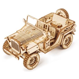 木製組立モデル [ ARMY JEEP ] ※green様専用(模型/プラモデル)