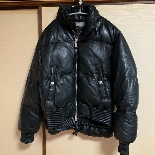 【期間限定お試し価格】 DSQUARED2 - DSQUARED2 レザーダウン 48 ダウンジャケット