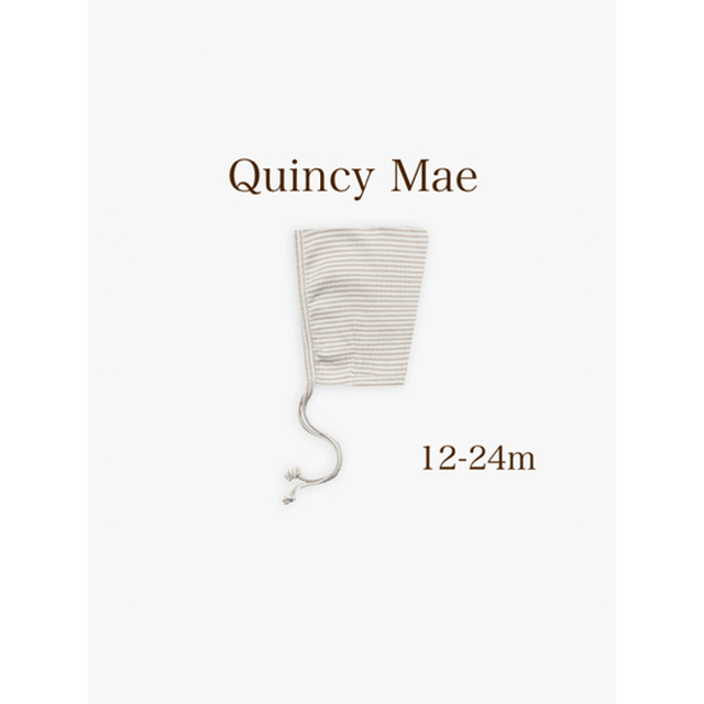 年末年始セール　残り1点　quincy mae  クインシーメイ　ボンネット 1