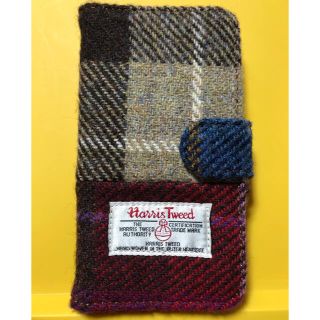 ハリスツイード(Harris Tweed)のiPhone6 iPhone6S 手帳型ケース ハリスツイード　美品(iPhoneケース)