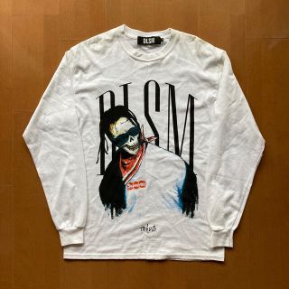 フィアオブゴッド(FEAR OF GOD)の【美品】DLSM TRAVIS ロンT Tシャツ　スカル　白　長袖(Tシャツ/カットソー(七分/長袖))