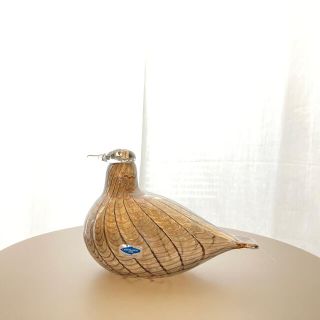 イッタラ(iittala)のNuutajarvi Partridge Oiva Toikka バード 箱なし(置物)